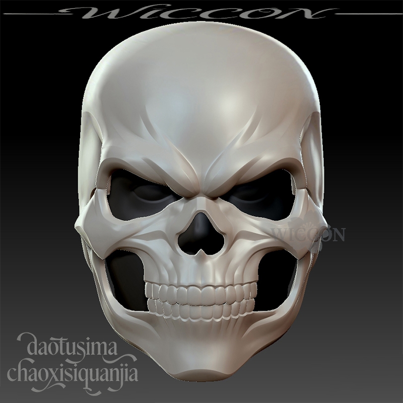 3D Printing Mask - 3D 프린팅 폴리락트산 해골 헬멧 마스크
