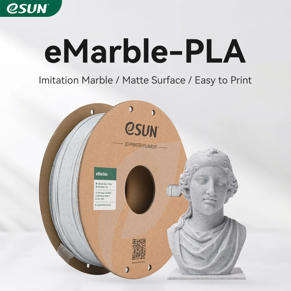 3D Printing Nylon - ESUN 마블 PLA 필라멘트 1.75mm 3D