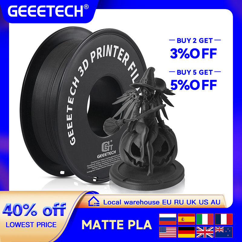 3D Printing Nylon - Geeetech 3D 프린터 필라멘트 무광택 PLA