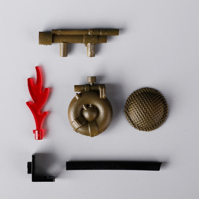 MOC WW2 군사 영국 MK-II 화염 방사기 3D  - 3D Printing Lego Bricks 리뷰 및 가격