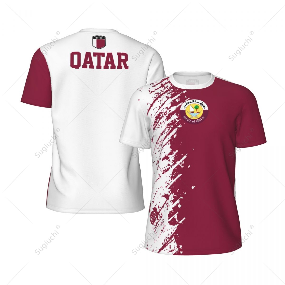 독점 디자인 카타르 국기 그레인 3D 프린팅 남성용 러 - 3D Printing Qatar 리뷰 및 가격