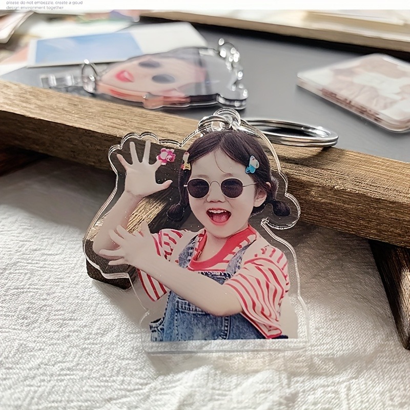 맞춤형 커플 사진 및 텍스트 키체인, 개인 맞춤 아크릴 - 3D Printing Custom 리뷰 및 가격