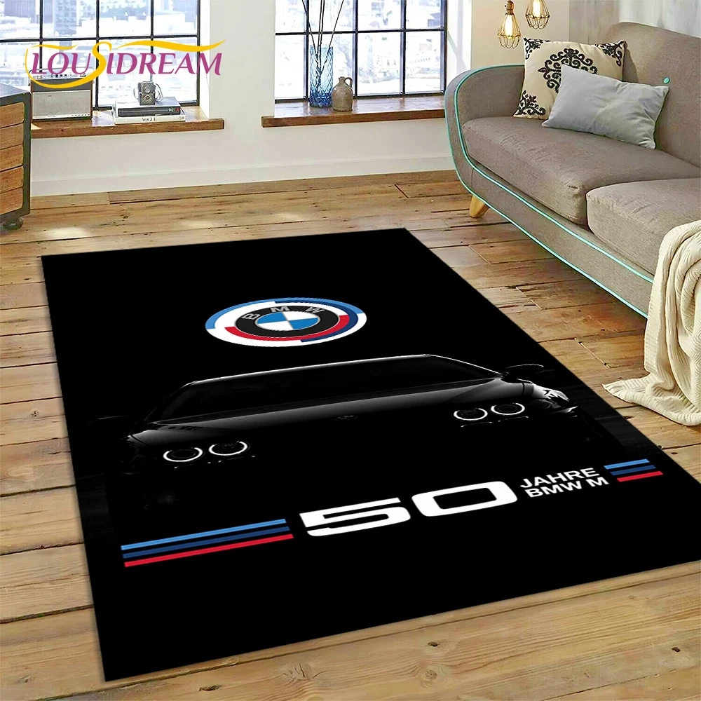 레이싱카 로고 B-BMW 3D 프린팅 러그 카펫, 거실 - 3D Printing Online Service 리뷰 및 가격