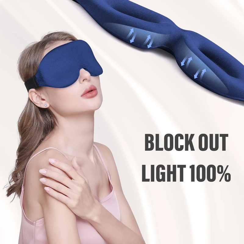 3D 수면 안대 통기성 수면 마스크, 매우 부드러운 마 - 3D Printing Mask 리뷰 및 가격