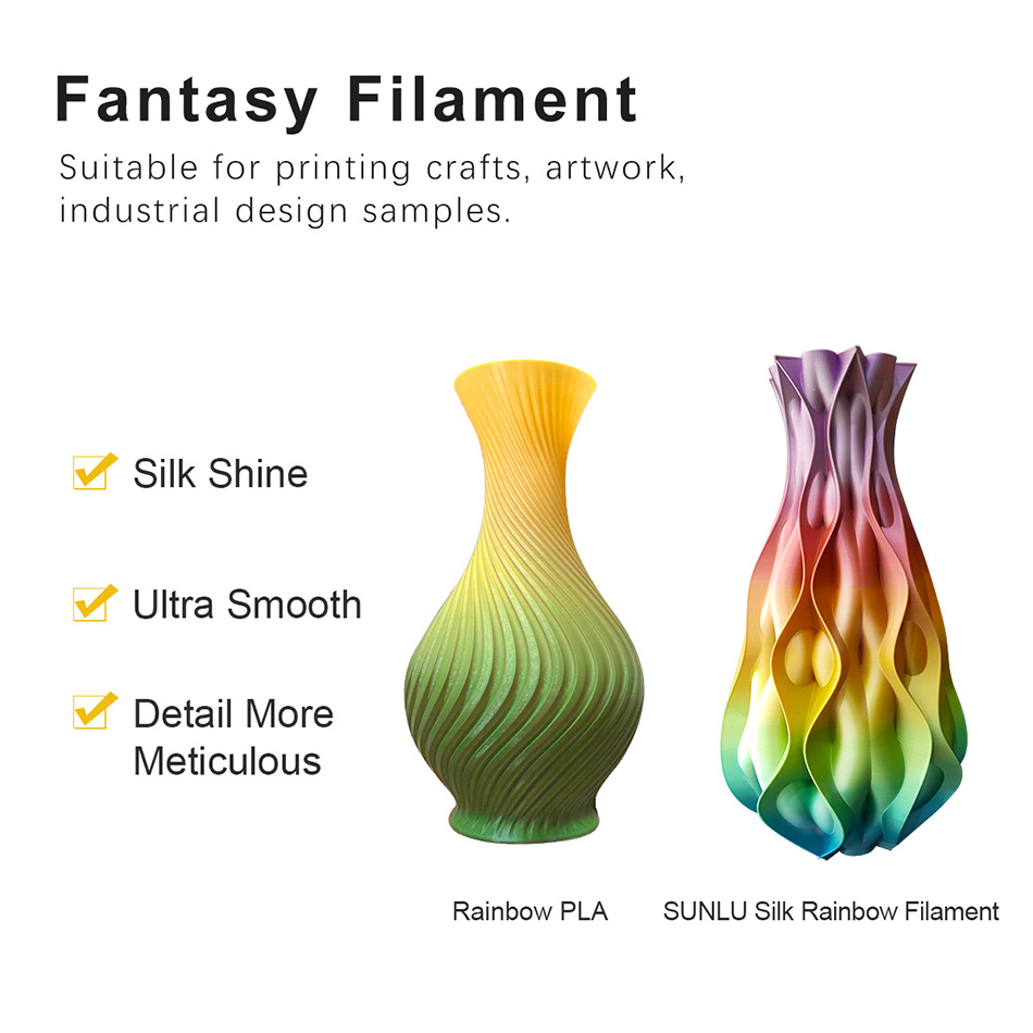 SUNLU 실크 PLA 3D 필라멘트, 친환경, 무취, - 3D Printing Nylon 리뷰 및 가격