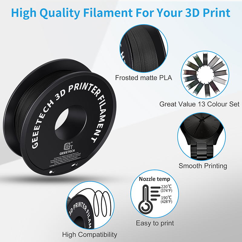 Geeetech 3D 프린터 필라멘트 무광택 PLA 플 - 3D Printing Nylon 리뷰 및 가격