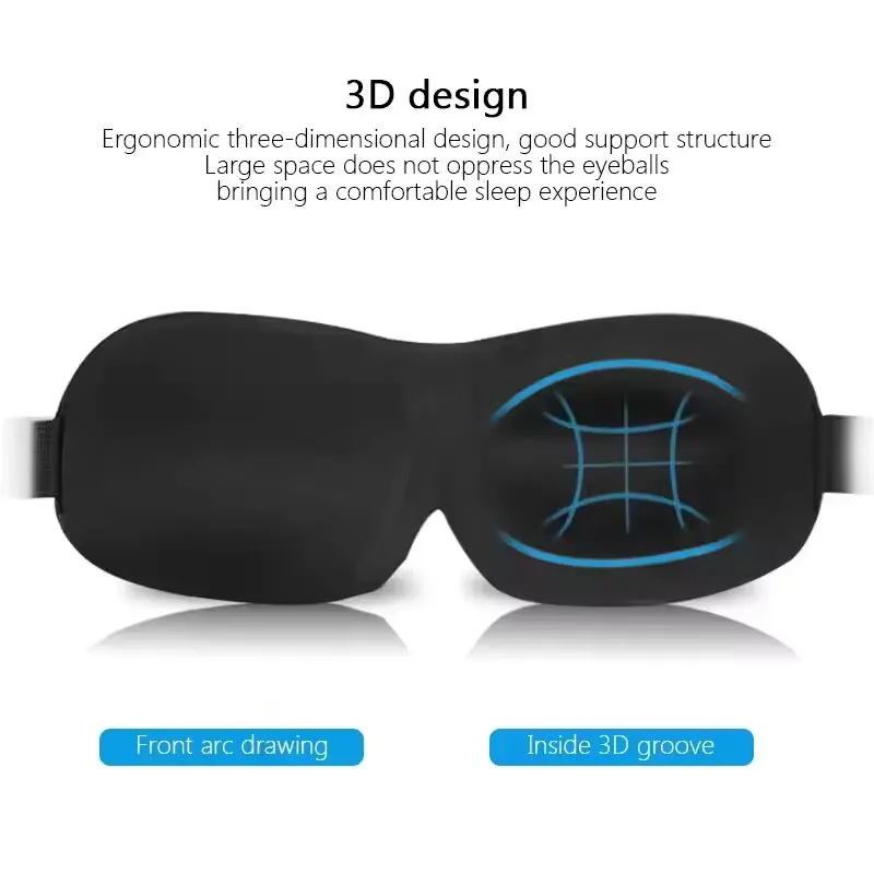3D 입체형 수면 안대, 오목한 형태의 빛 차단 수면  - 3D Printing Mask 리뷰 및 가격