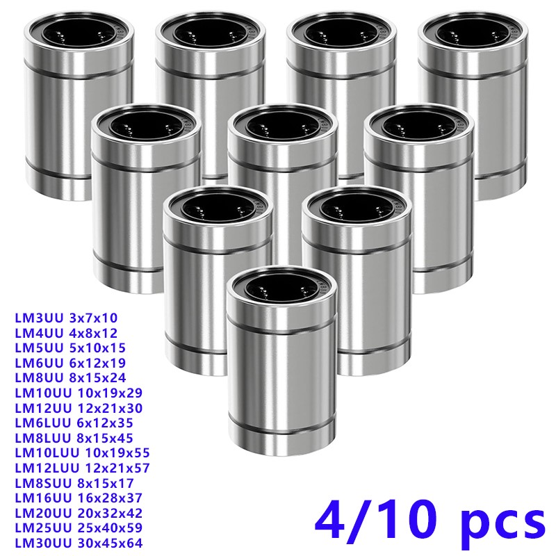 4/10PCS LM8UU LM10UU LM16UU LM - 3D Printing Guide 리뷰 및 가격